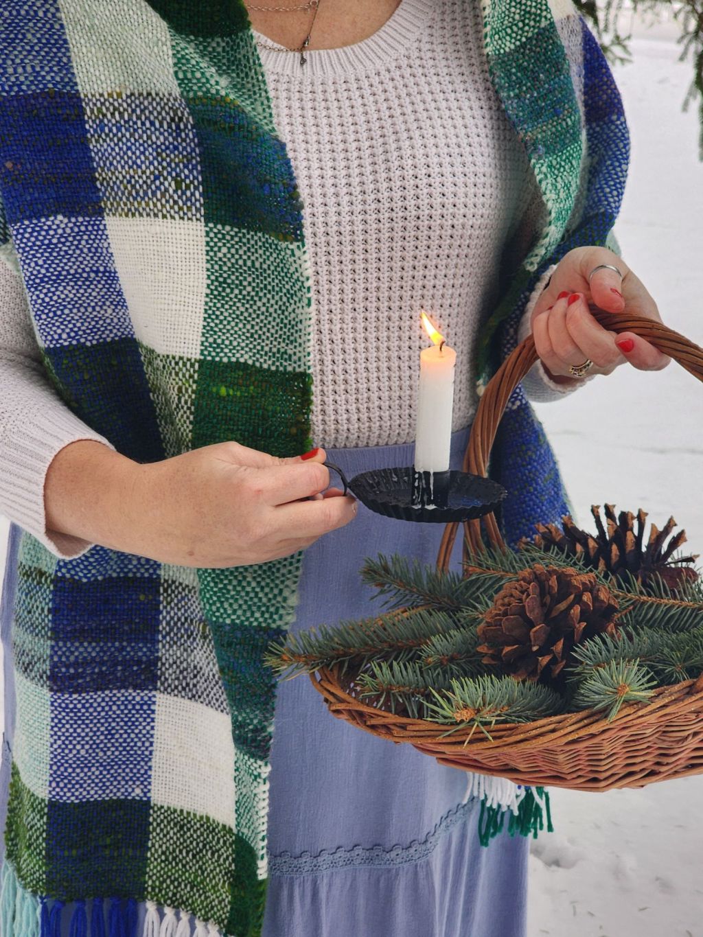 Fleece to Scarf – Evergreen &&nbsp;Mint